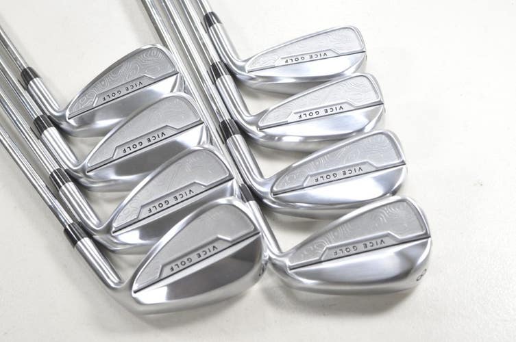 Vice VG102 5-PW,AW,SW Iron Set Regular Flex Right KBS Tour 120 Steel # 218780