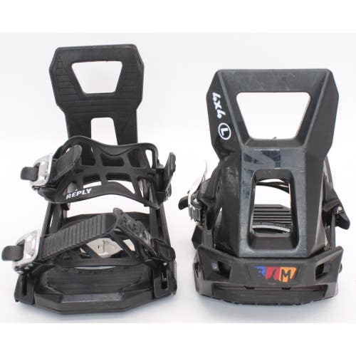 Rossignol Reply 4x4 Snowboard Bindings - Size S/M (Fits US Size 5.0 - 8.0) Used