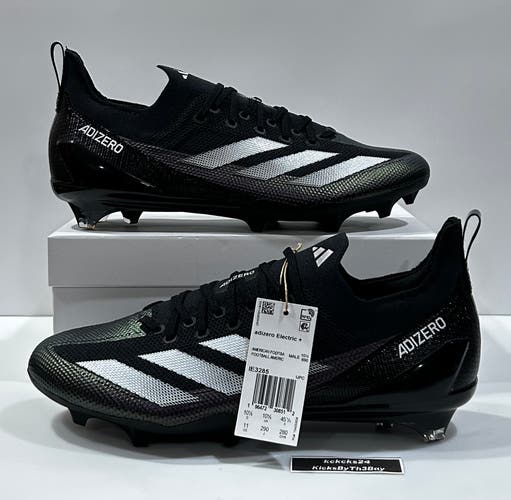 Size 11 Adidas Adizero Electric + Football Cleats Black IE3285