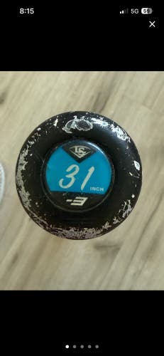 Louisville Slugger Solo Alloy BBCOR Certified Bat (-3) 28 oz 31" (Used)