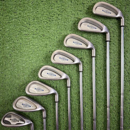 Callaway Steelhead X-14 Iron Set 5-PW SW LW Steel Uniflex Shafts Right Handed