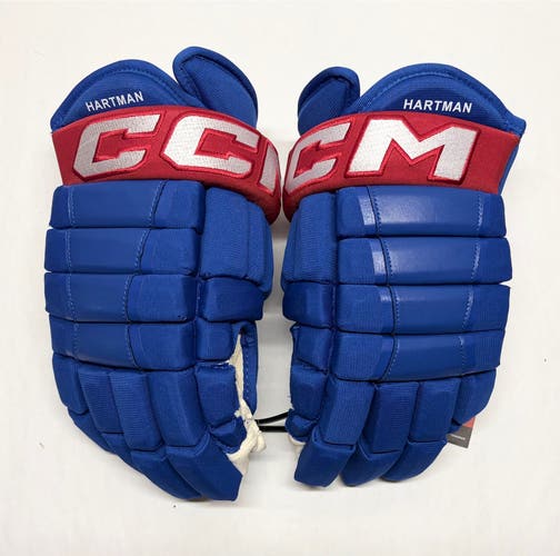 New 14" Team USA CCM HG97 Pro Stock Gloves - Ryan Hartman