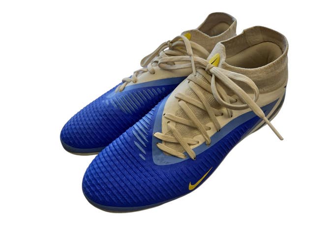 Used Nike PHANTOM 6 HIGH ACADEMY Soccer Cleats Royal Blue Senior 5 11450-S000527337