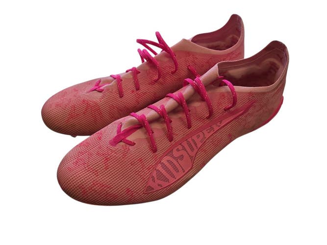 Used Puma Soccer Cleats Pink Senior 12 11450-S000527327