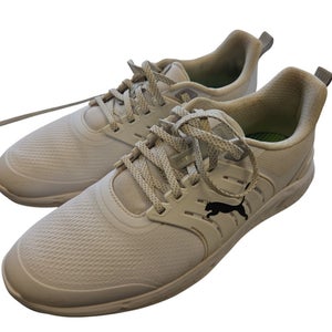 Used Puma Mens Golf Shoes White Senior 10 11450-S000527325