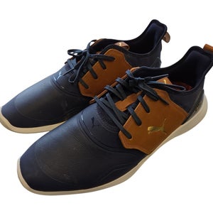 Used Puma Mens Golf Shoes Navy Blue Senior 9 11450-C000527312