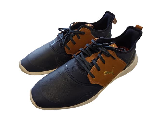 Used Puma Mens Golf Shoes Navy Blue Senior 9 11450-C000527312