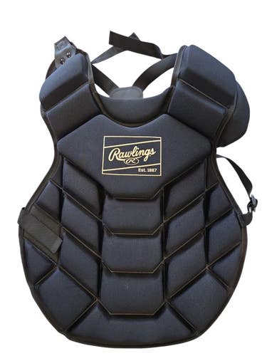 Used Rawlings CATCHERS CP Catchers Chest Protector Black Youth 11450-S000527204