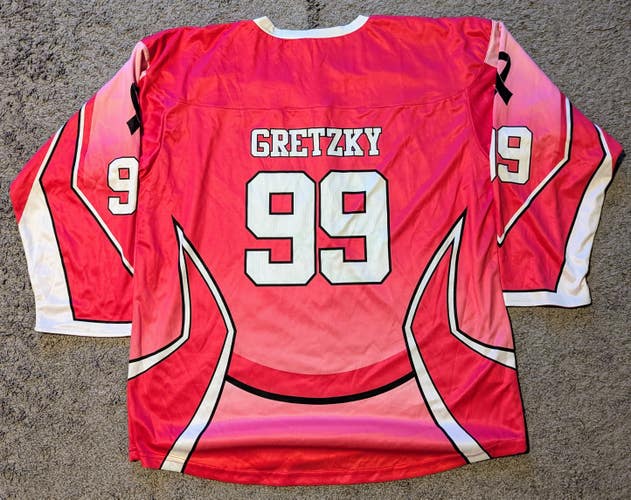 Gretzky 99 Reversible Hockey Jersey Men's XL two color - Saint Anselm Hawks Pink in the Rink