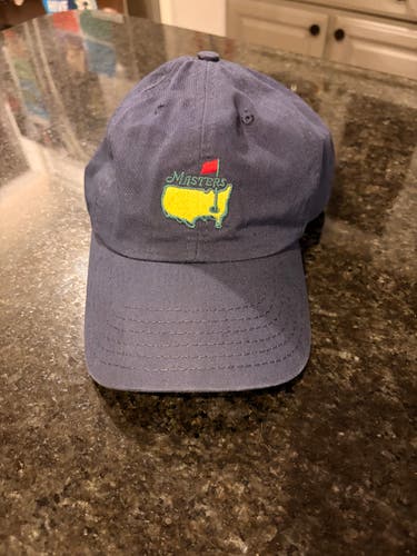 Masters Tournament Adjustable Golf Hat - Navy Blue Dad Cap