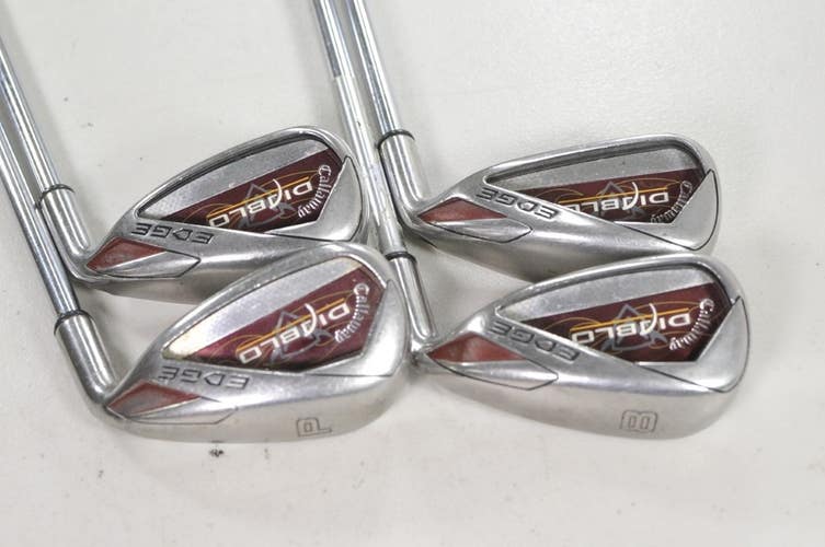 Callaway Diablo Edge 7-PW Iron Set RH Stiff Flex Steel #219650