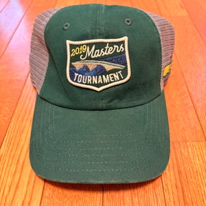 Official 2019 Masters Tournament Golf Trucker Hat - Green & Grey Mesh