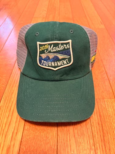 Official 2019 Masters Tournament Golf Trucker Hat - Green & Grey Mesh