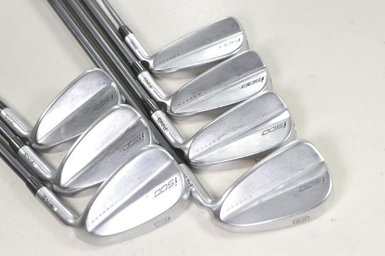 Ping i500 5-W,UW Iron Set Regular Flex White Dot Right Alta CB Graphite #219542