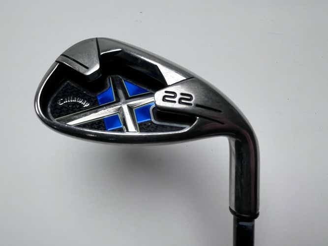 Callaway X-22 Pitching Wedge PW 75g Regular Graphite Mens RH