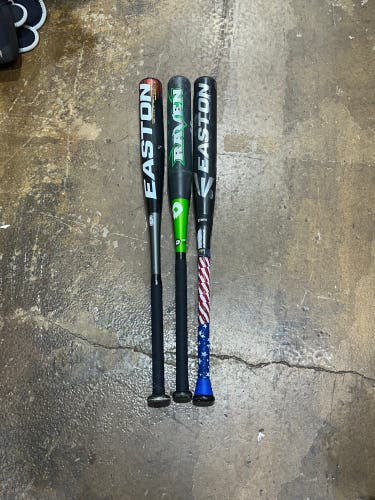 Three 30” Baseball Bats