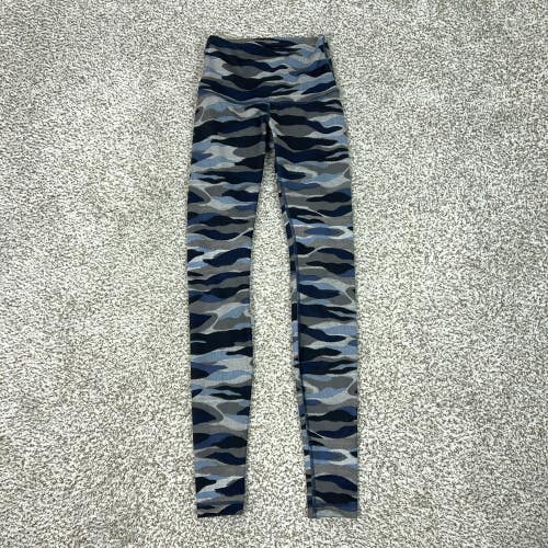 Lululemon Pants Womens 4 Blue Camo Align Mid Rise Leggings Yoga Gym Workout