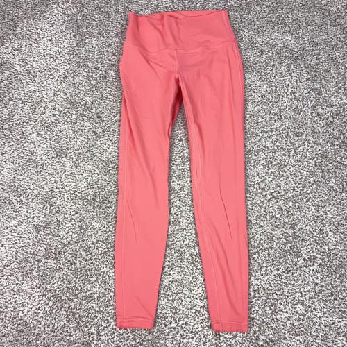 Lululemon Pants Womens 8 Pink Align High Rise Yoga Leggings Full Length Athletic