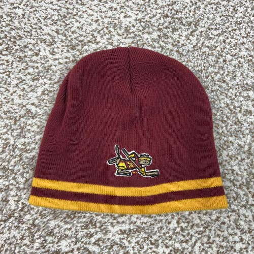 Minnesota Gophers Hat Beanie Mens One Size Red Striped Hockey College NCAA Sport
