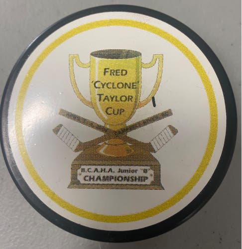 Fred Cyclone Taylor Cup puck BCAHA