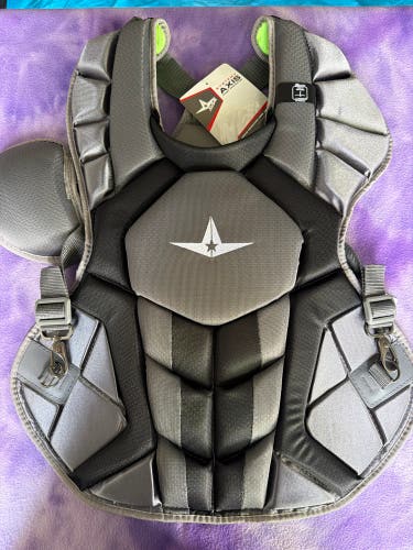 Black Adult All Star System 7 Catcher's Chest Protector (New)