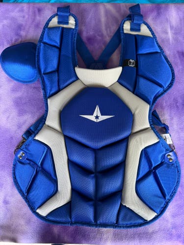 Blue Adult All Star System 7 Catcher's Chest Protector (New)