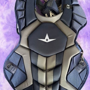 Blue Adult All Star System 7 Catcher's Chest Protector (New)