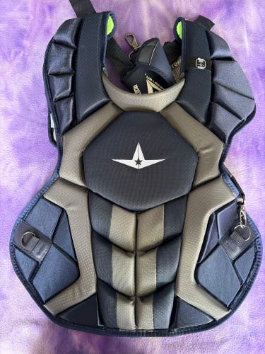 Blue Adult All Star System 7 Catcher's Chest Protector (New)