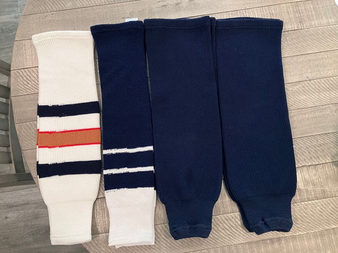 4 Pairs of Intermediate Hockey Socks