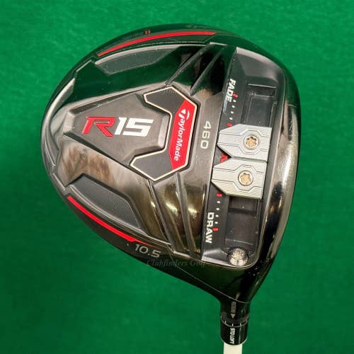 TaylorMade R15 460 Black 10.5 Driver Speeder 757 Graphite Extra Stiff w/HC