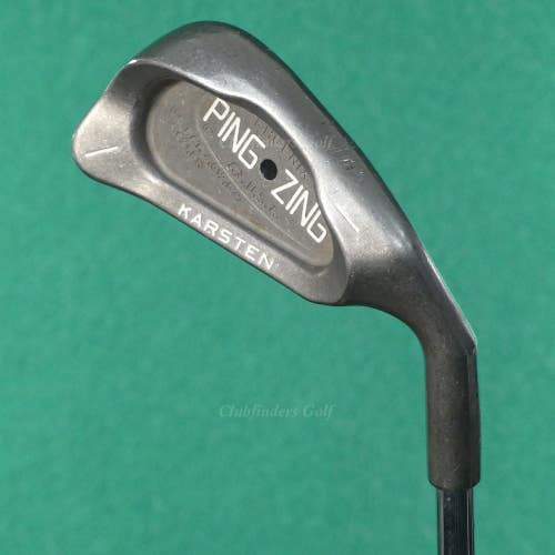 Ping Zing Stainless Black Dot Single 1 Iron Karsten KT-M Steel Stiff