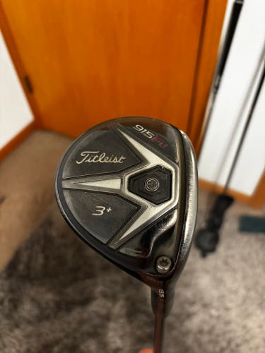 Men's 2015 Titleist 915 Fd Right Handed Fairway Wood Extra Stiff Flex 3+ Wood Graphite Shaft (Used
