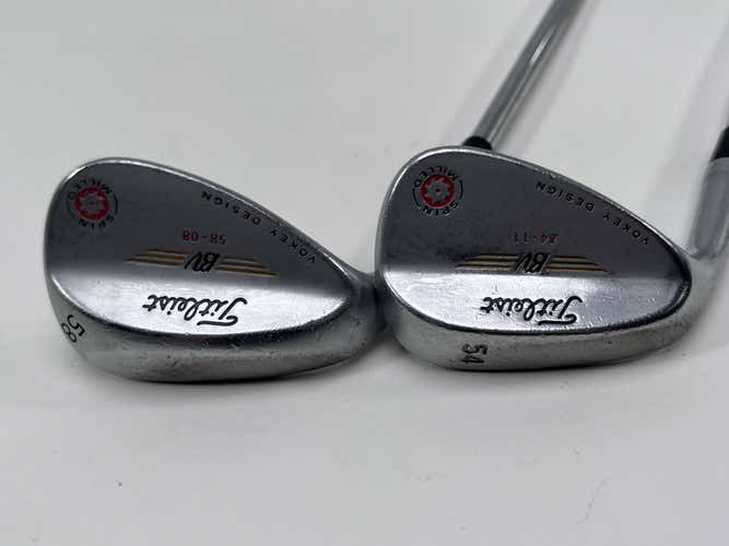 LEFTY Titleist Vokey Spin Milled Chrome 2009 Wedge Set 54* 11 | 58* 8 Wedge LH
