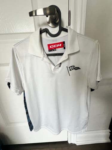 White Large Boys CCM Shirt (New)