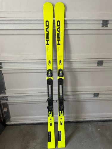 Unisex 2023 HEAD WC Rebels e-Speed Pro 175 cm Racing Skis With Bindings Max Din 14 (Used)