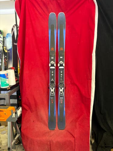 Skis: Salomon 172 cm All Mountain Skis With Bindings (Used)