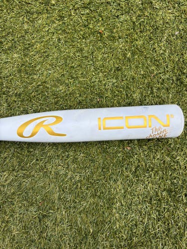 2026 Rawlings Icon Composite BBCOR Certified Bat (-3) 29 oz 32" (Used)
