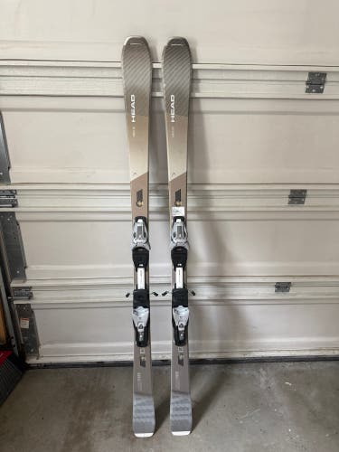 Women's 2023 HEAD e-Power Joy 168 cm All Mountain Skis With Bindings Max Din 13 (Used)