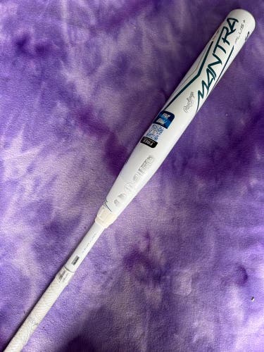 White 2023 Rawlings Mantra Composite Bat (-10) Composite 23 oz 33" (New)