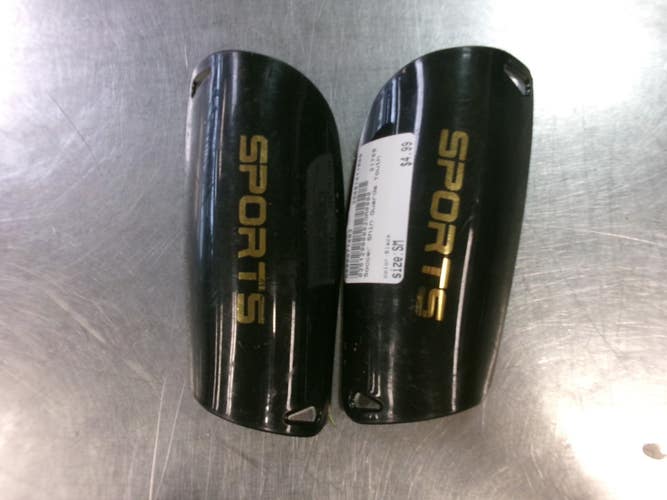 Used Soccer Shin Guards Youth Black SM 11868-S000071483