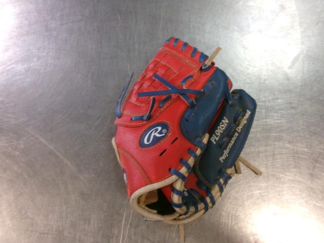 Used Rawlings PLAYERS SERIES BB/SB Glove T-ball Red 9" 11868-S000071490