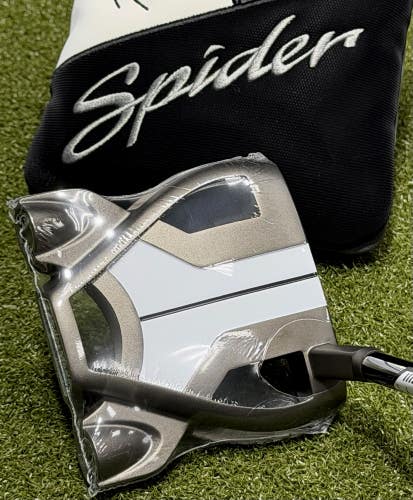 TaylorMade Golf Spider Tour #3 Slant Mallet Putter LEFT Hand 35" w/ Cover LH NEW