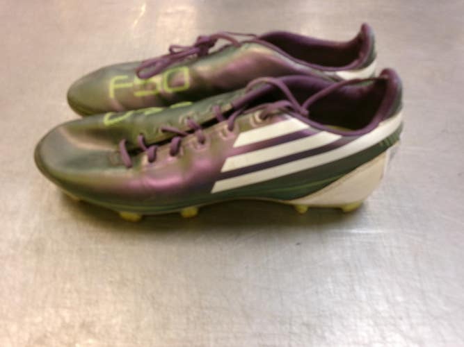 Used Adidas Soccer Cleats Grey Senior 8.5 11339-S000205131