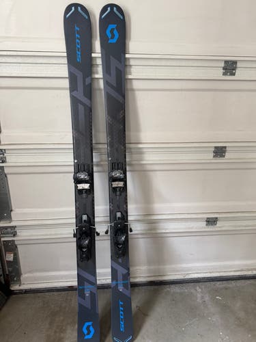 Unisex 2019 Scott Scrapper 183 cm All Mountain Skis With Bindings Max Din 13 (Used)