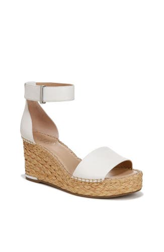 Franco Sarto Clemens G2113L2101 Sandals Women's 8.5 W White Espadrille ZOGG3540