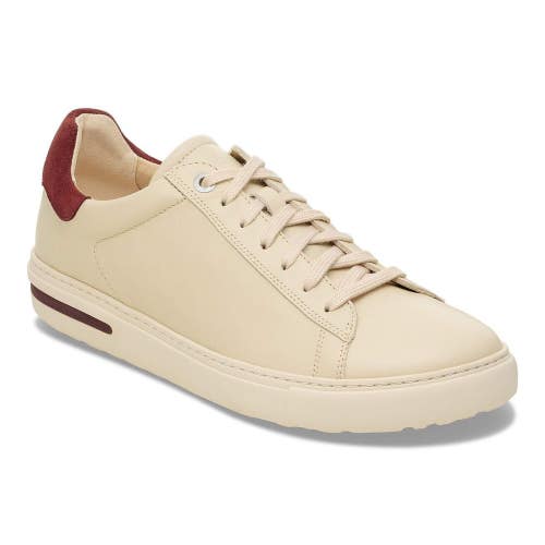Birkenstock Bend 1030307 Sneaker Unisex US M5/W7 Eggshell Leather Shoes ZOGG3475