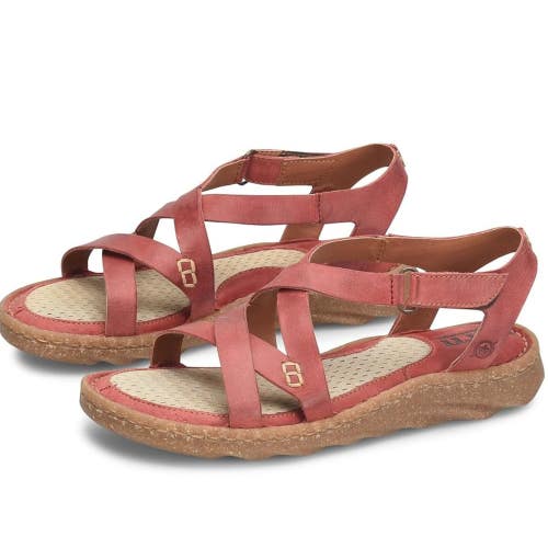 Born Trinidad Sport BR0056812 Sandals Women's 8 B Pink Leather Strappy ZOGG3508