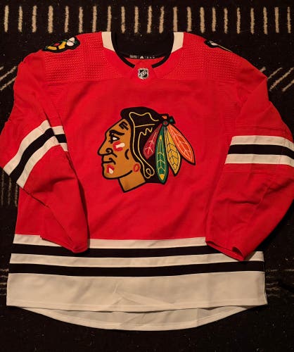 Chicago Blackhawks Adidas MiC Team Issued Red Home Jersey size 60