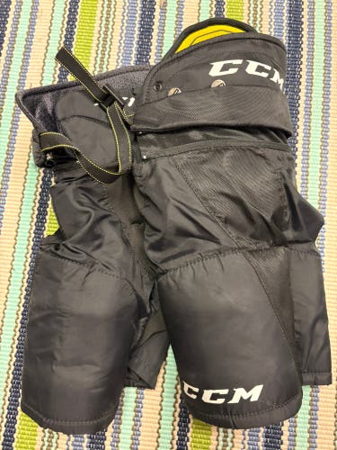 Black Youth Large CCM Super Tacks AS1 Hockey Pants (Used)