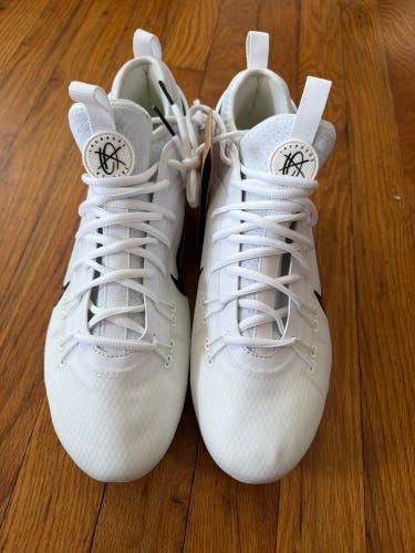 White Unisex Size M 11.0 (W 12.0) Adult Nike Huarache 9 Elite Low Low Top (New)